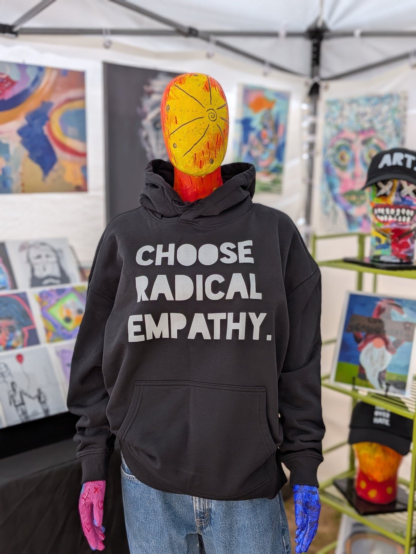 CHOOSE RADICAL EMPATHY. | Eco Organic Cotton Hoodie | Bold Series