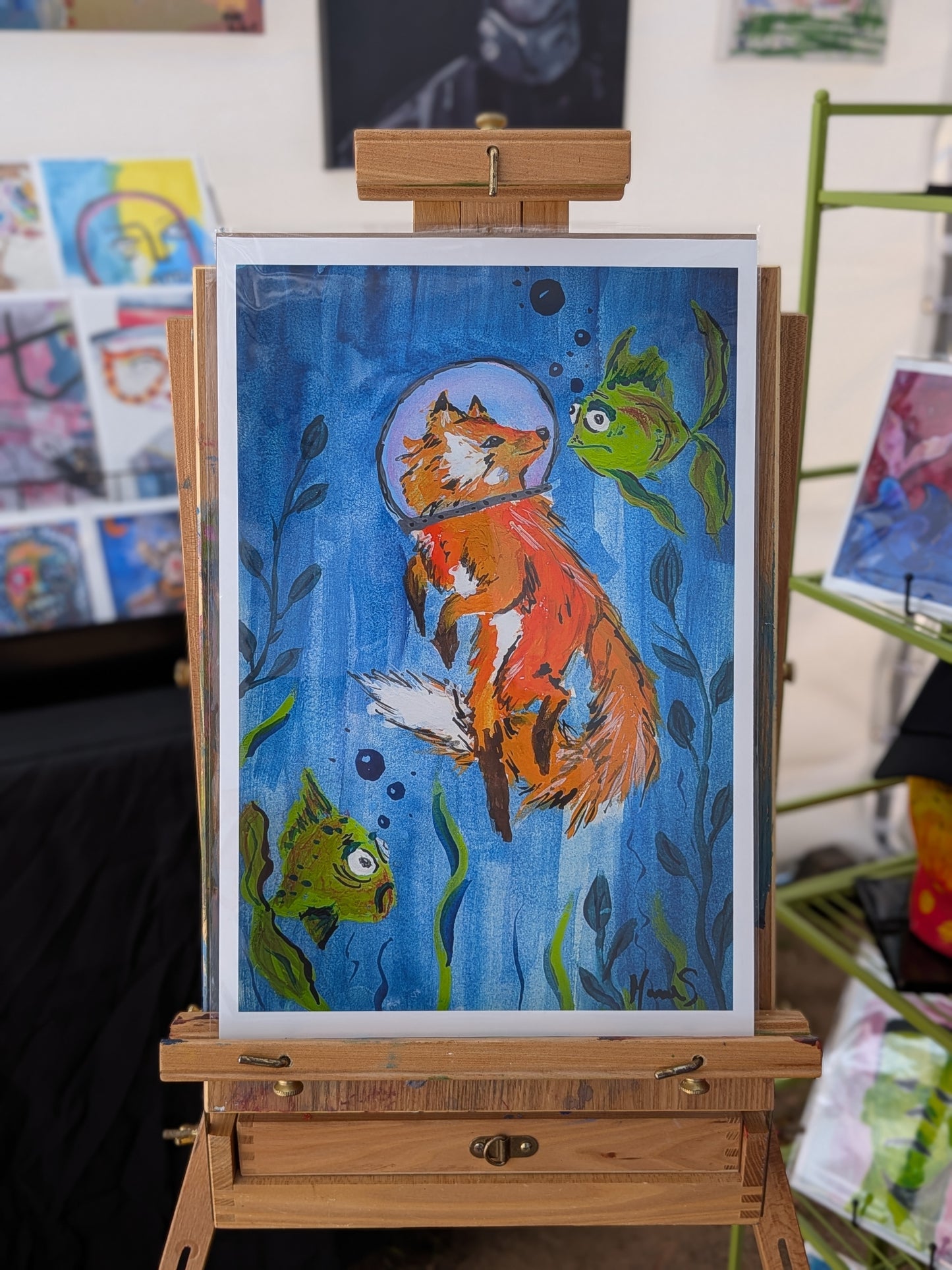 FISH OUTTA WATER. | Matte Paper Print