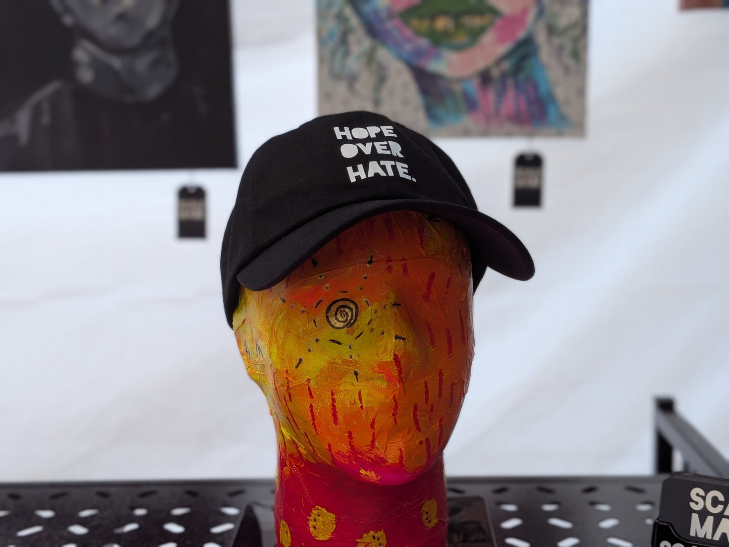 HOPE OVER HATE. | 100% Cotton Hat | Bold Series