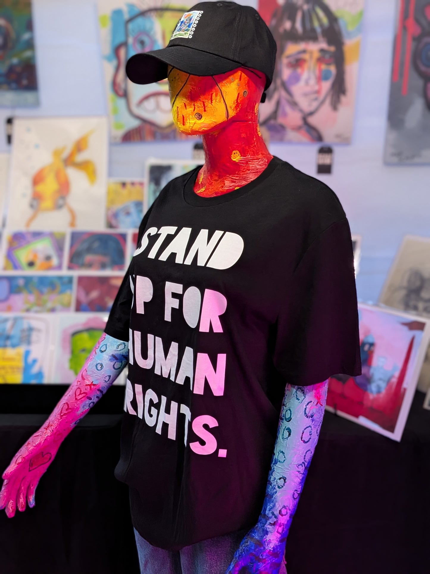 STAND UP FOR HUMAN RIGHTS. | 100% Organic Cotton T-shirt | Bold Series