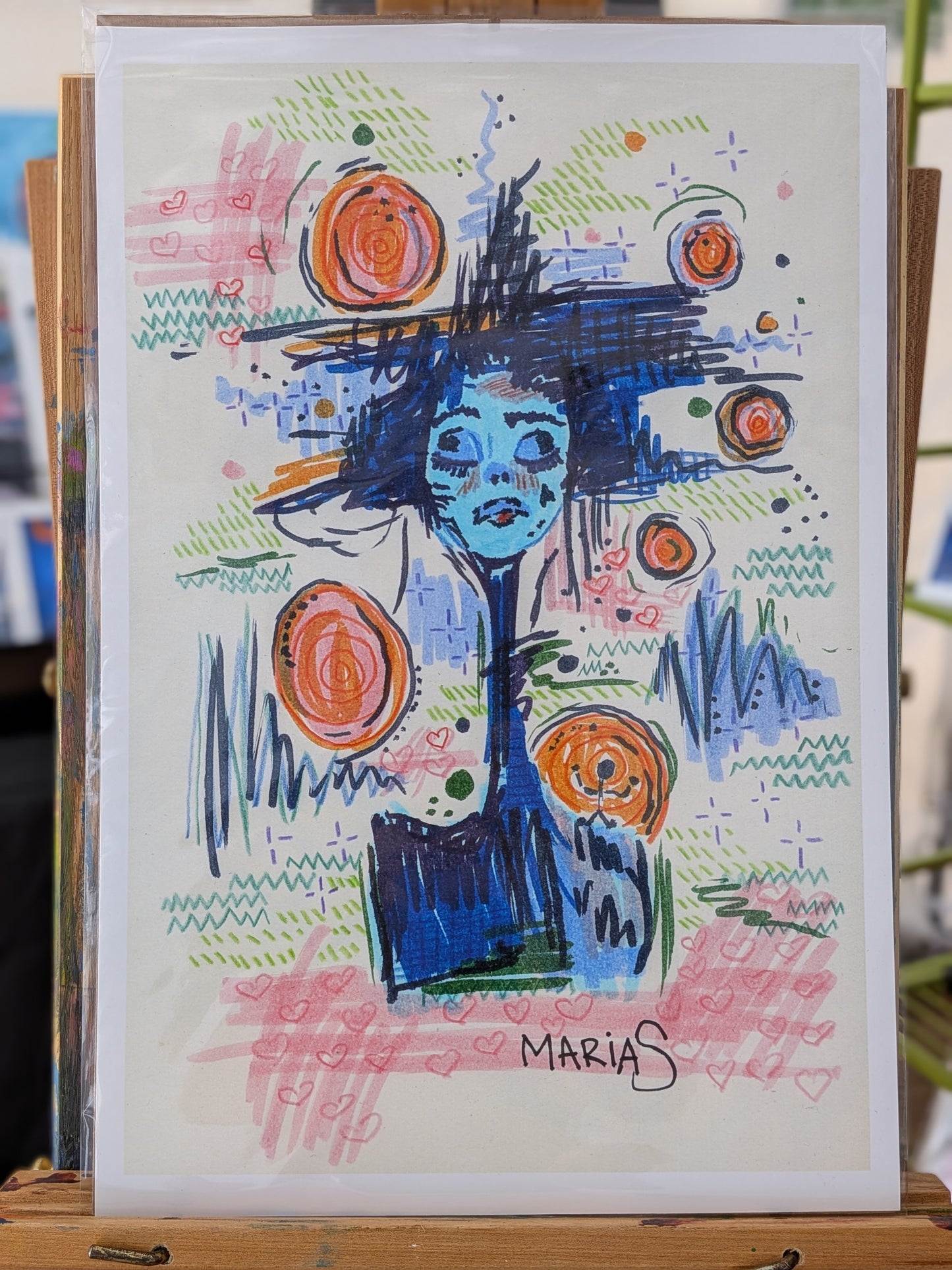 ORBITING A THOUGHT. | Matte Paper Print