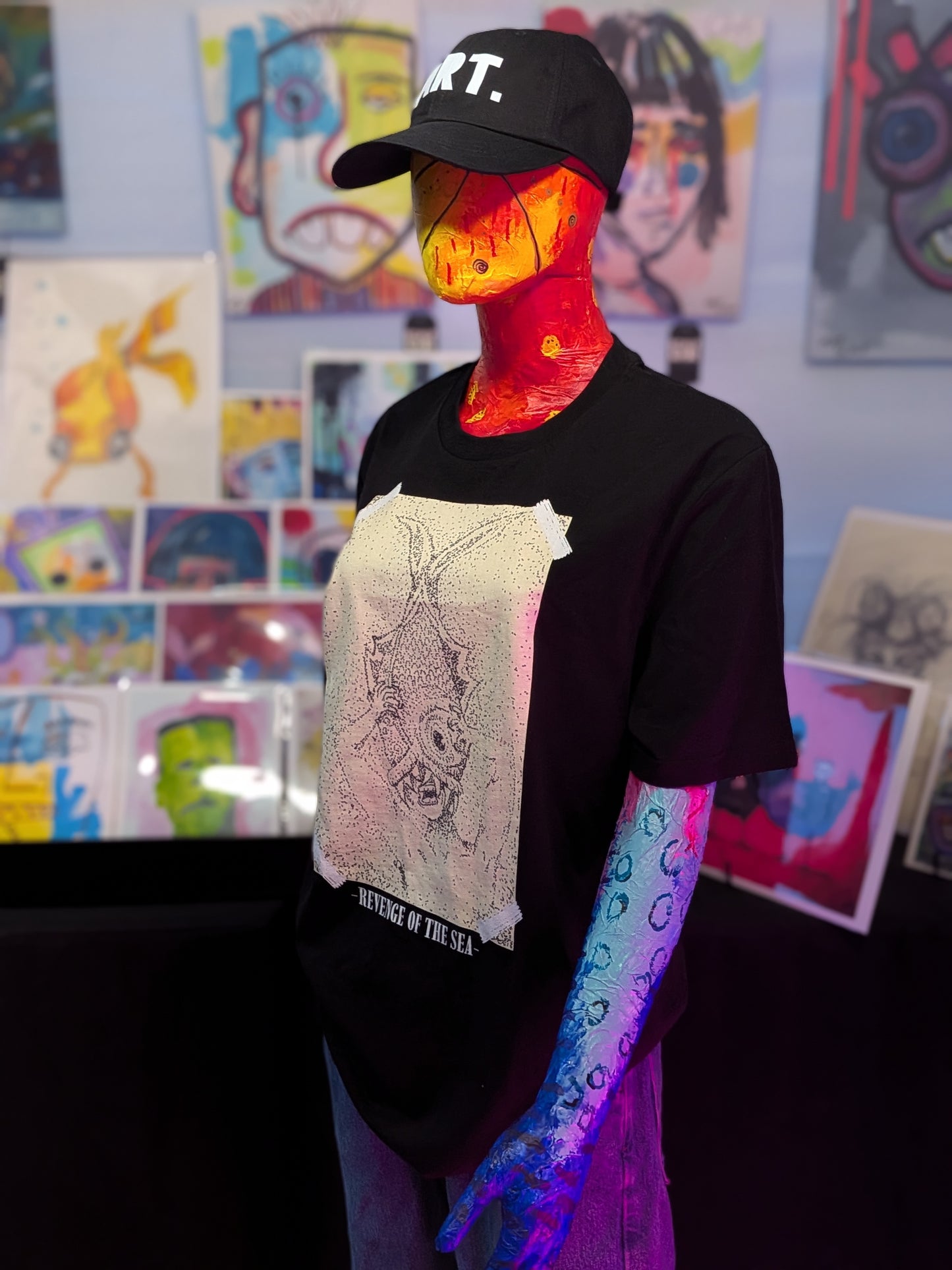 REVENGE OF THE SEA. | 100% Organic Cotton T-shirt | Maria's Art Series