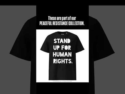 STAND UP FOR HUMAN RIGHTS. | 100% Cotton Hat | Bold Series