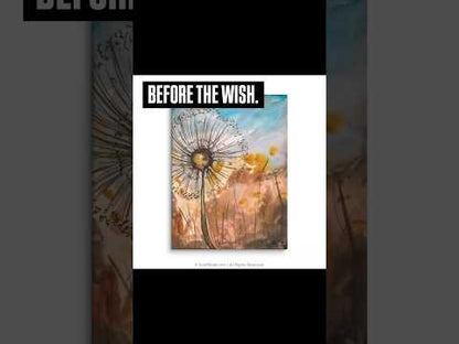 BEFORE THE WISH. | Canvas Print