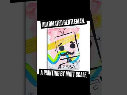 AUTOMATED GENTLEMAN. | Matte Paper Print