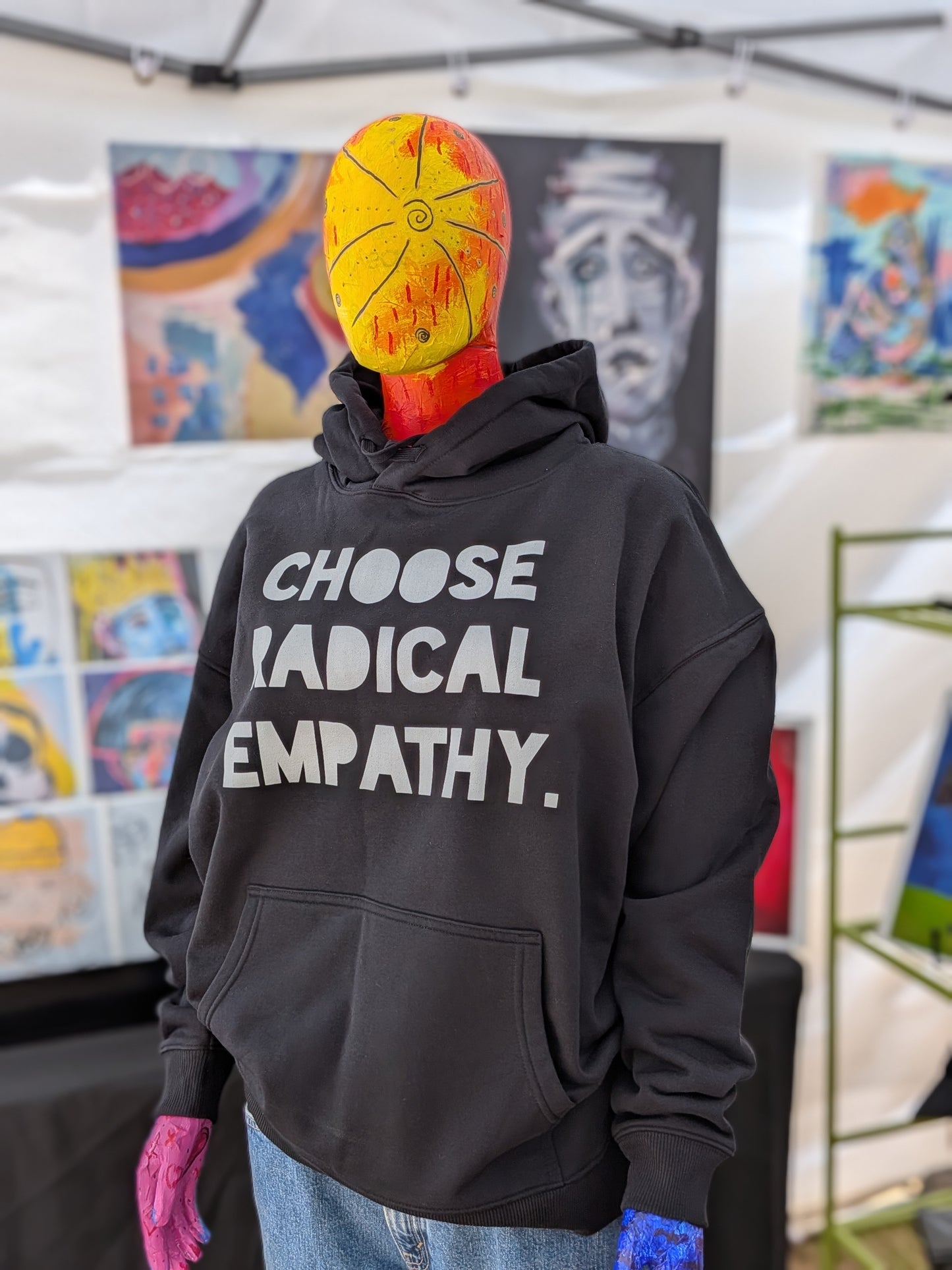CHOOSE RADICAL EMPATHY. | Eco Organic Cotton Hoodie | Bold Series