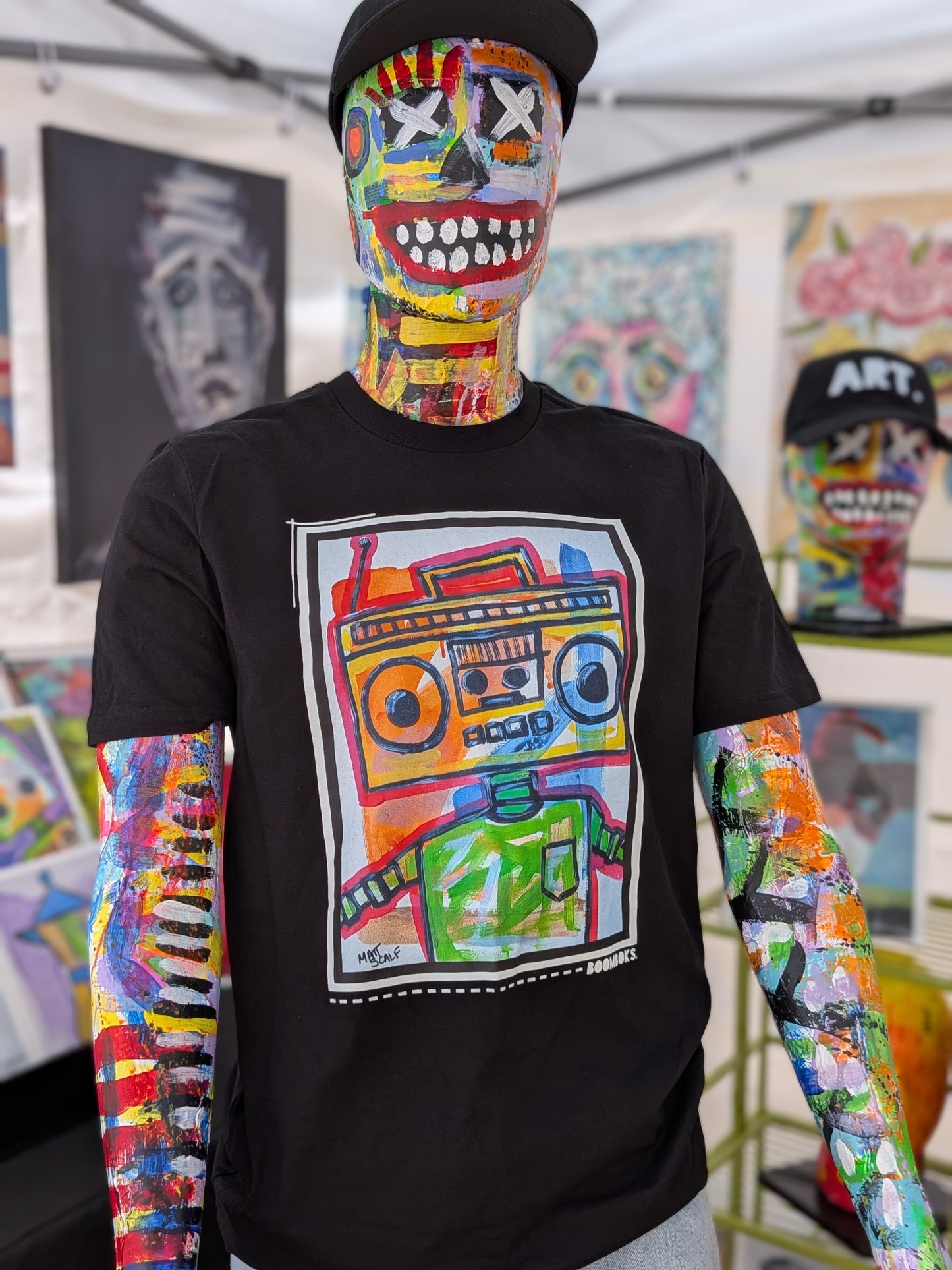 BOOMBOKS. | 100% Organic Cotton T-shirt | Matt's Art Series