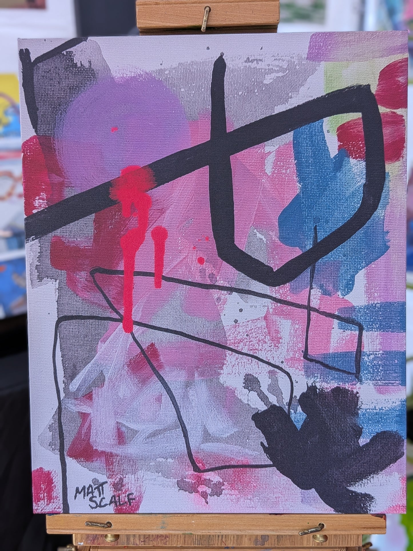 STRESS FRACTURES. | Canvas Print
