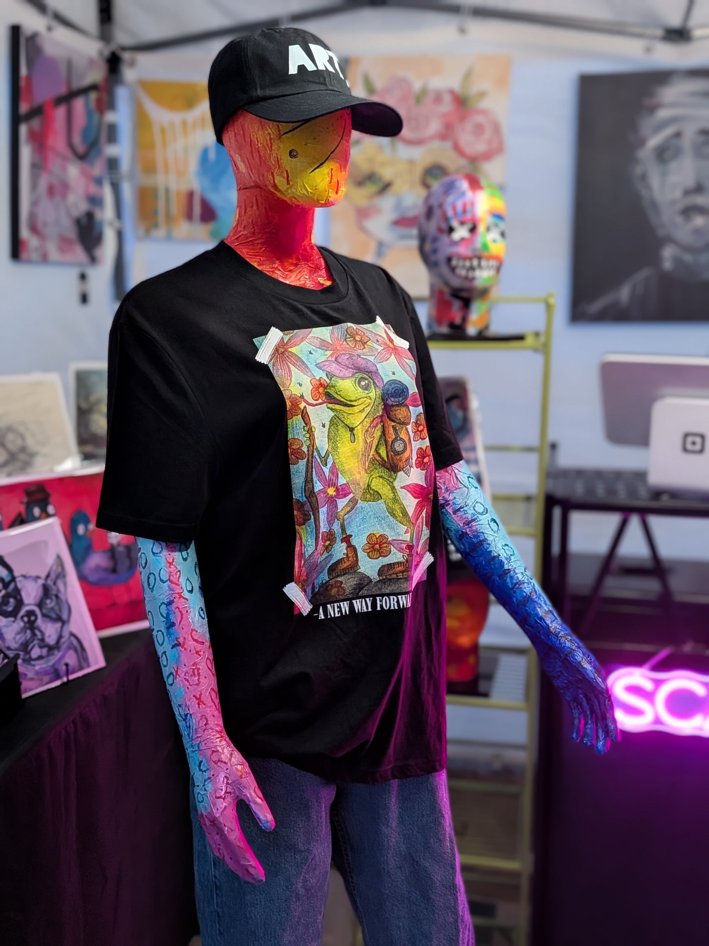 A NEW WAY FORWARD. | 100% Organic Cotton T-shirt | Maria's Art Series