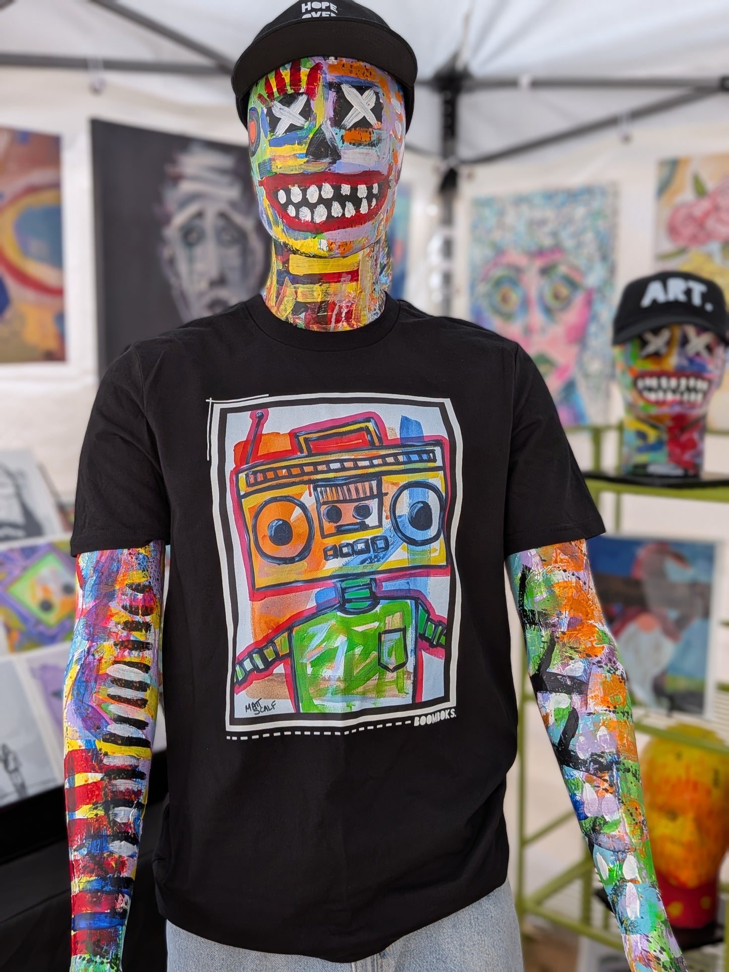 BOOMBOKS. | 100% Organic Cotton T-shirt | Matt's Art Series
