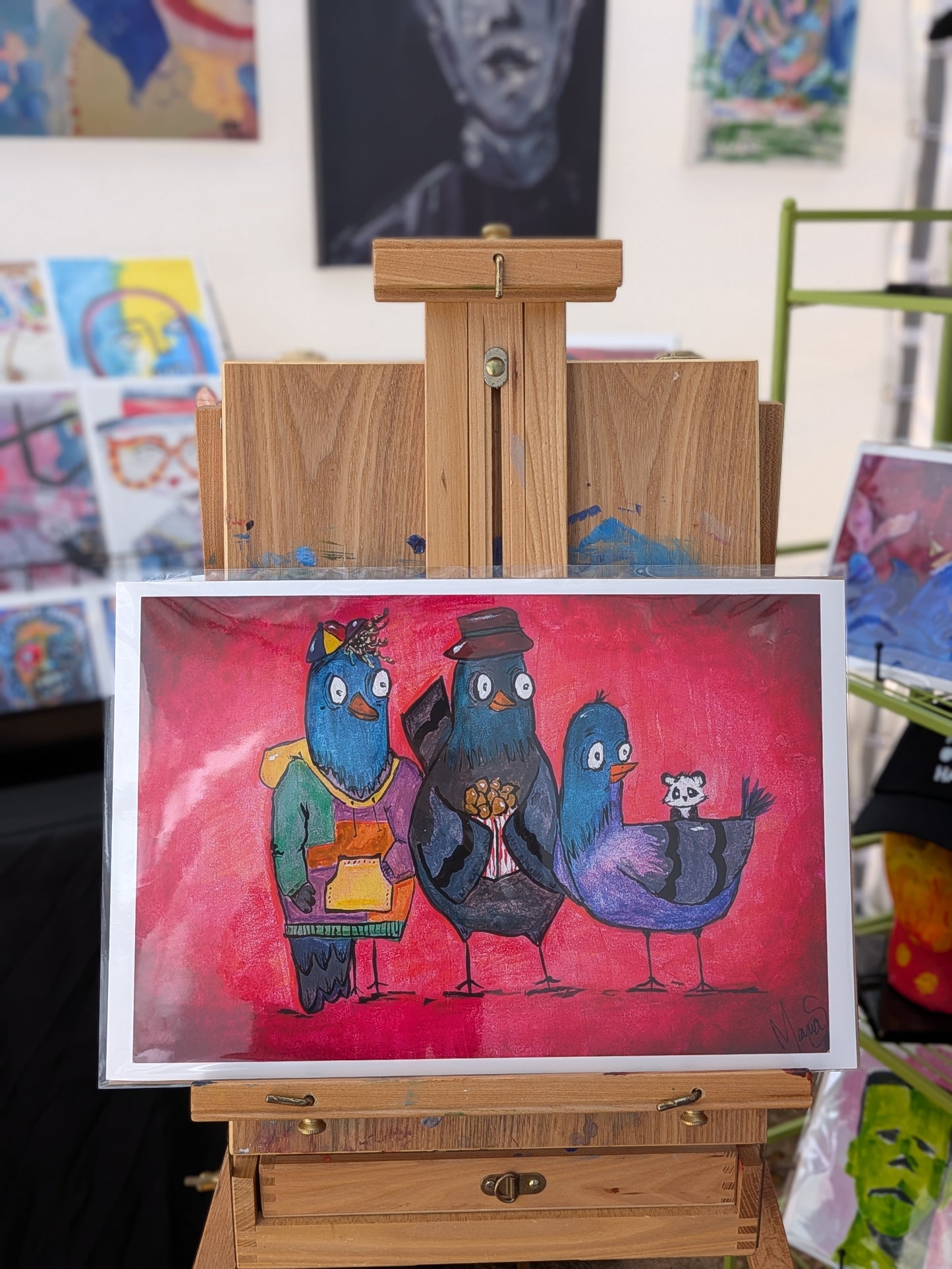 PIGEONS WITH A PLAN. | Matte Paper Print