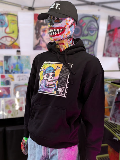 DON'T WASTE LIFE. | Eco Organic Cotton Hoodie | Matt's Art Series
