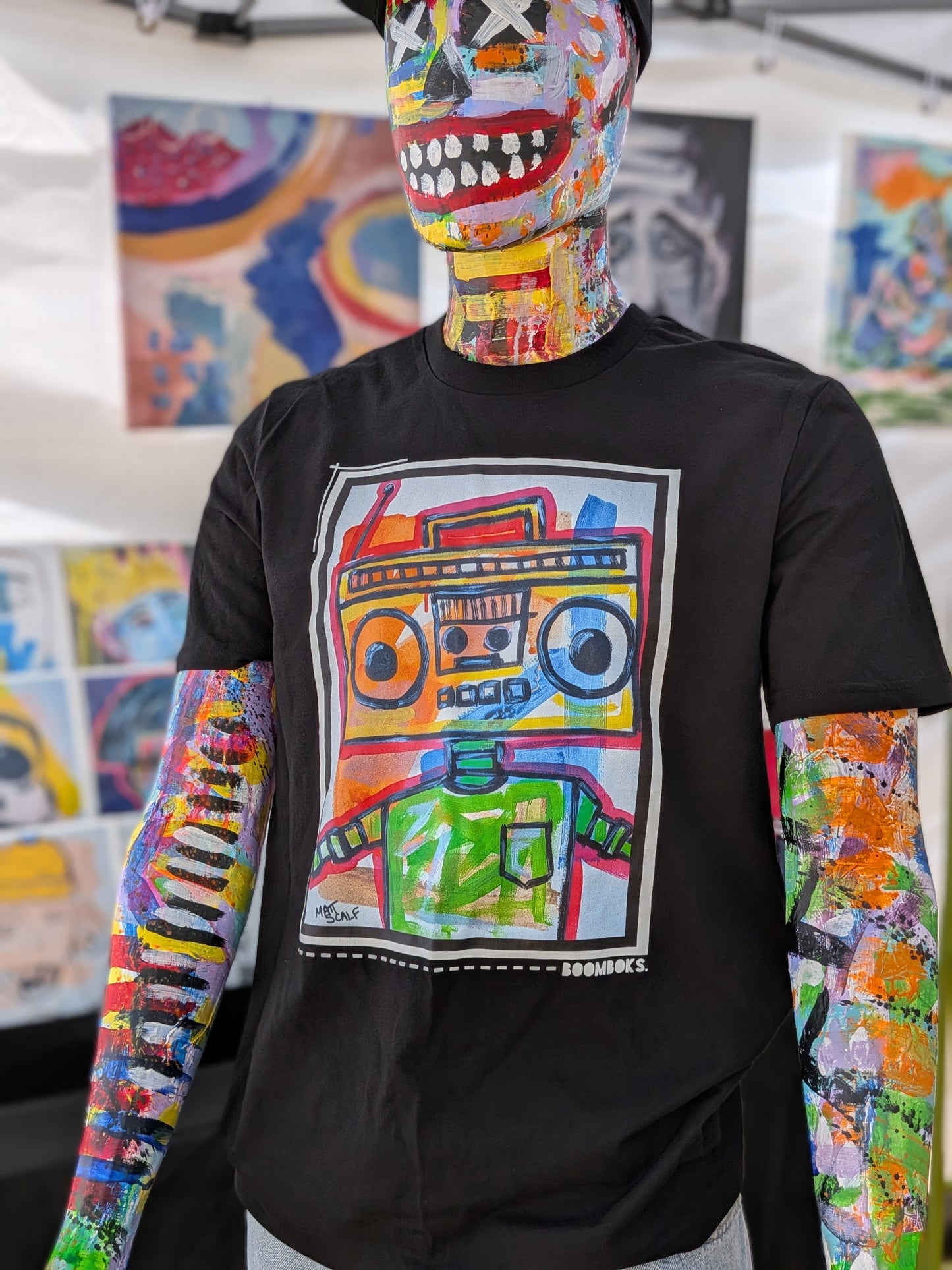 BOOMBOKS. | 100% Organic Cotton T-shirt | Matt's Art Series