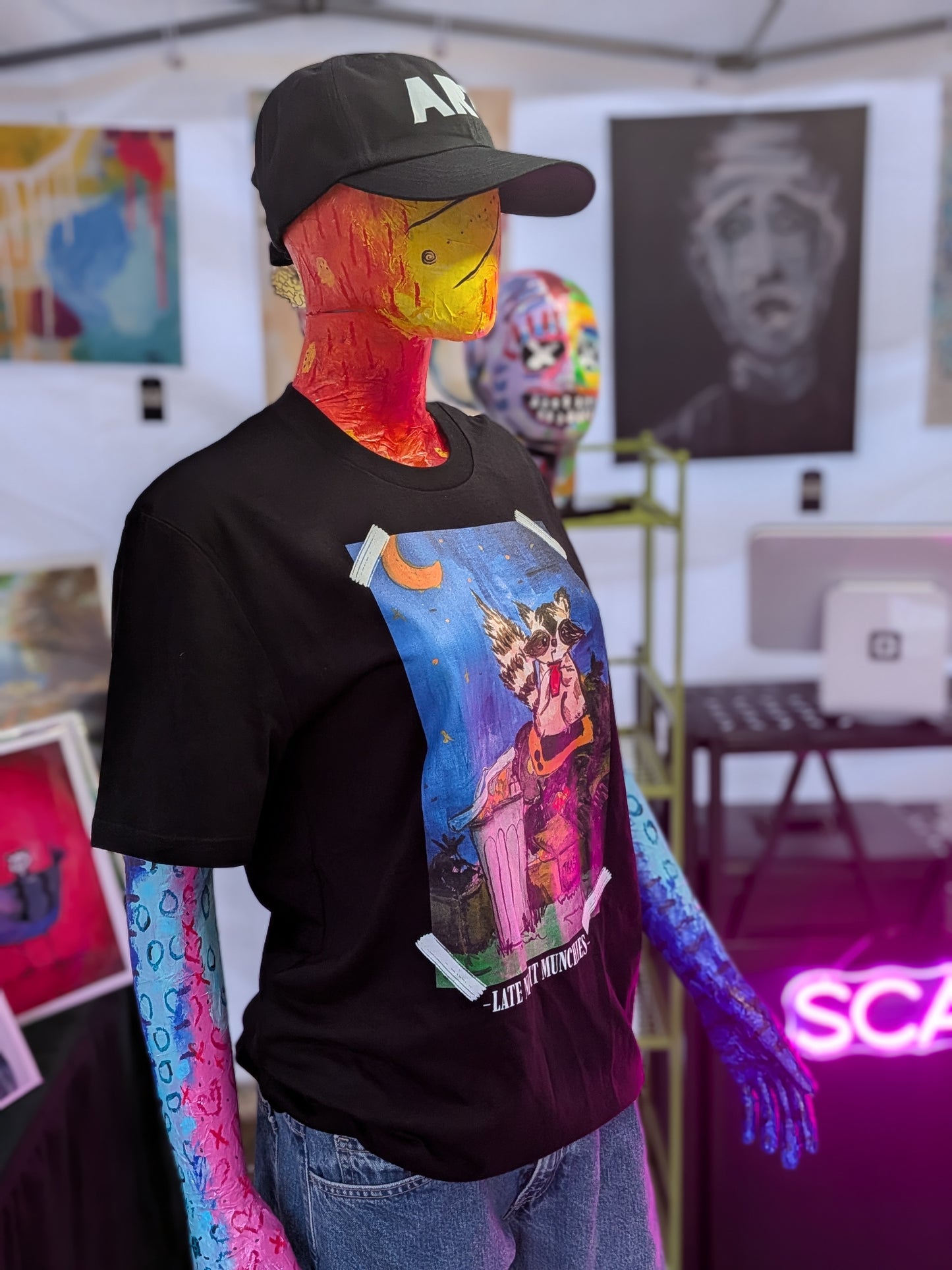 LATE NIGHT MUNCHIES. | 100% Organic Cotton T-shirt | Maria's Art Series