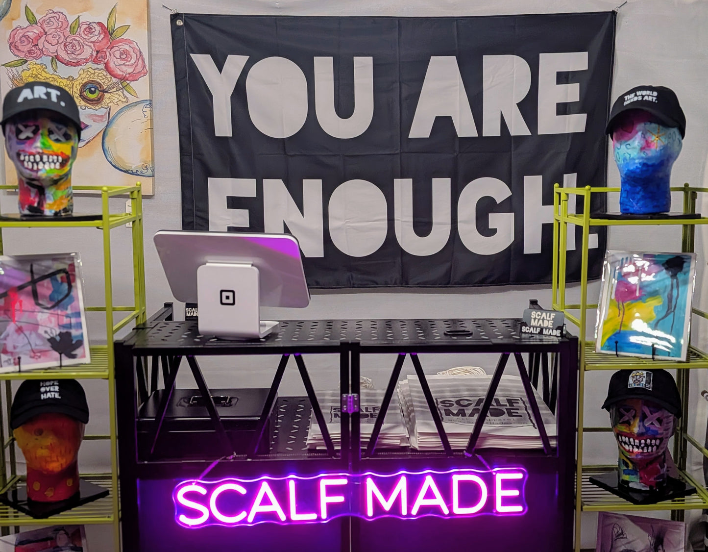 YOU ARE ENOUGH. | Flag / Tapestry | Bold Series