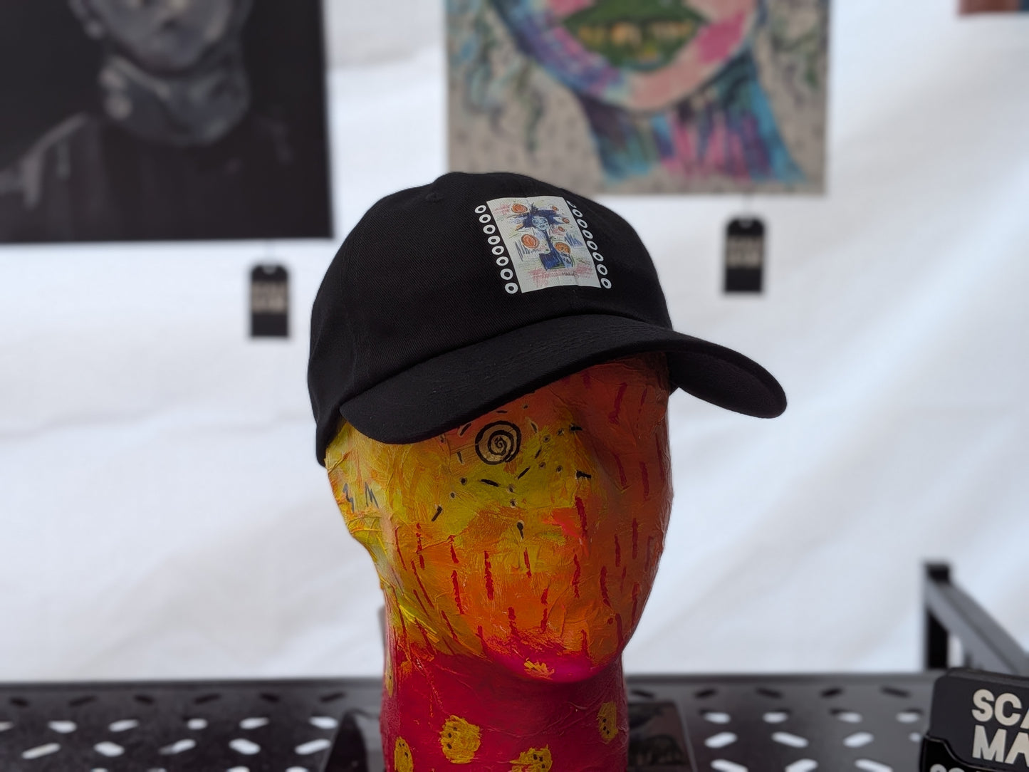 ORBITING A THOUGHT. | 100% Cotton Hat | Maria's Art Series