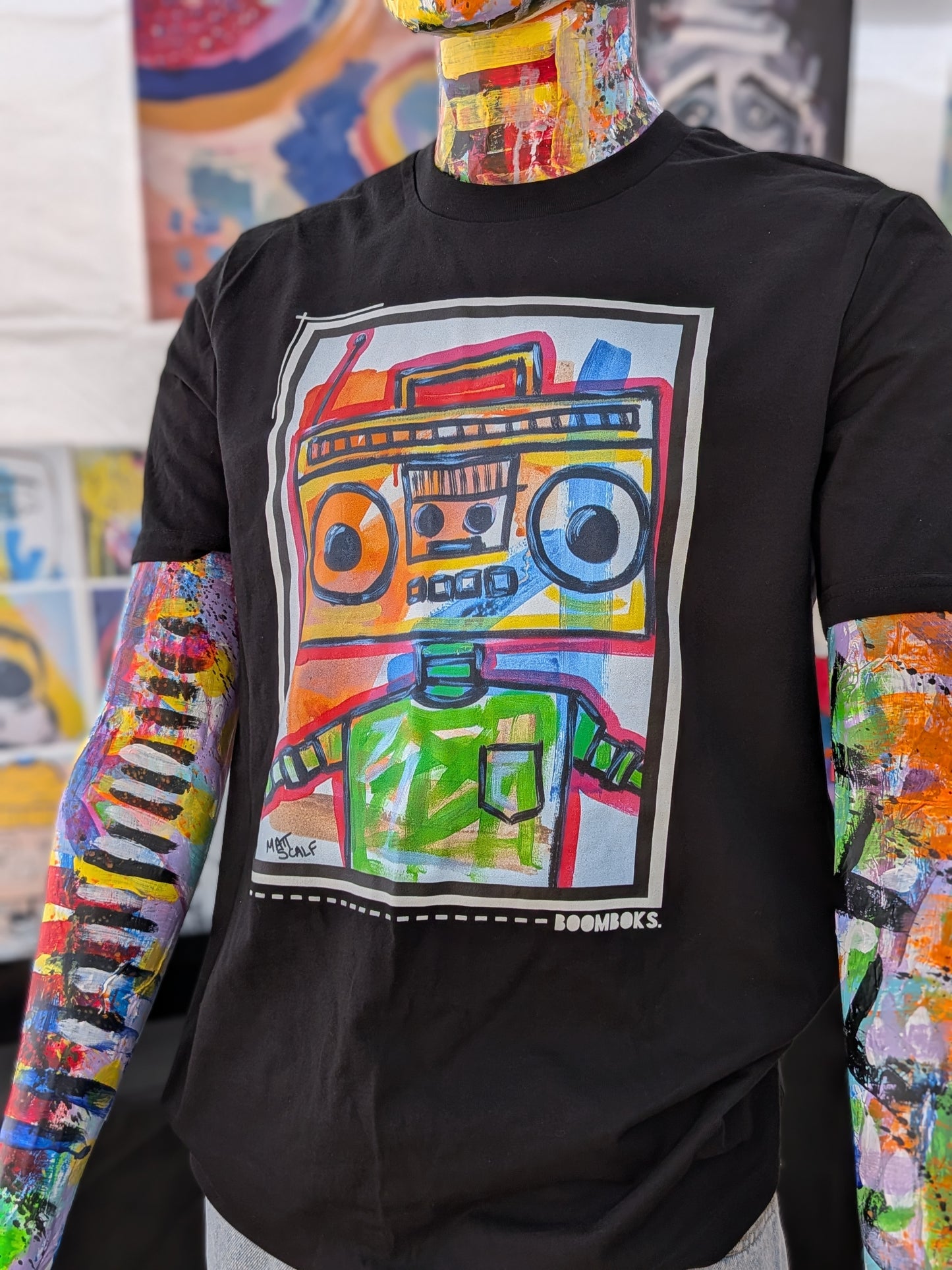 BOOMBOKS. | 100% Organic Cotton T-shirt | Matt's Art Series