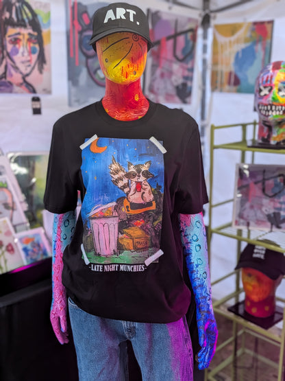 LATE NIGHT MUNCHIES. | 100% Organic Cotton T-shirt | Maria's Art Series