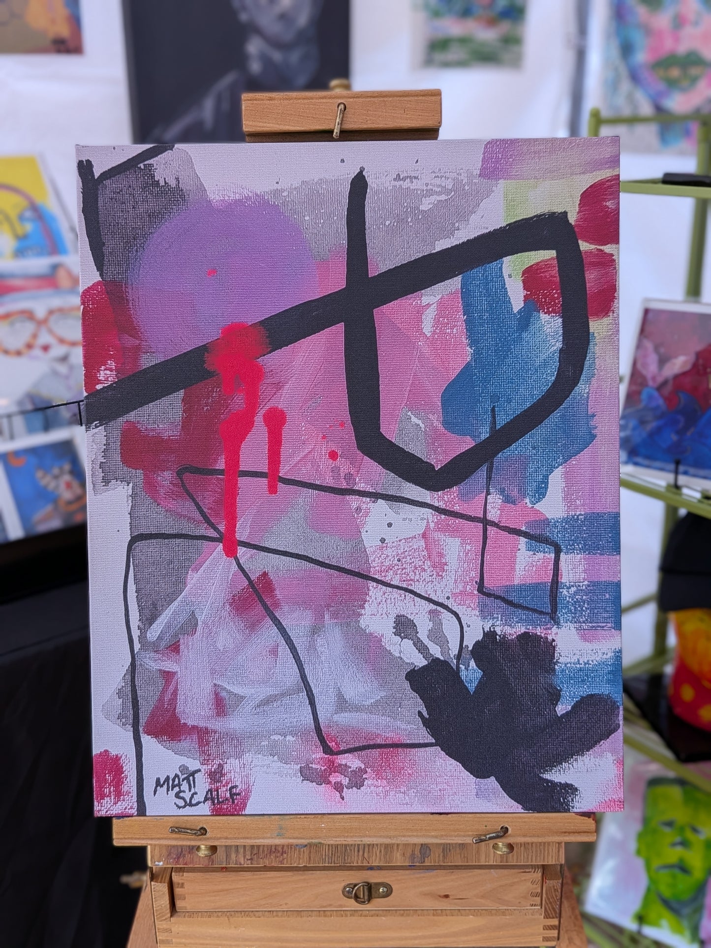 STRESS FRACTURES. | Canvas Print