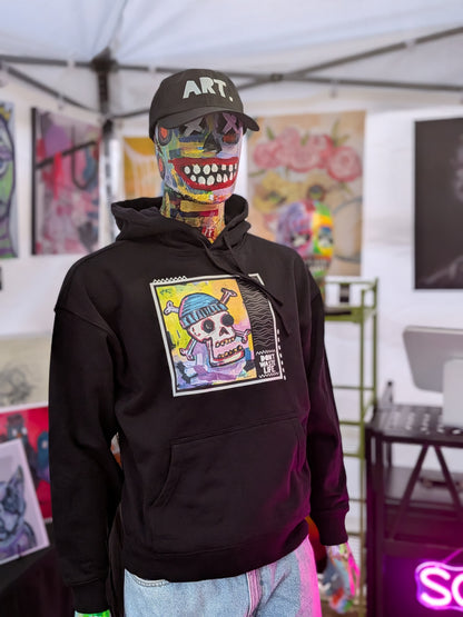 DON'T WASTE LIFE. | Eco Organic Cotton Hoodie | Matt's Art Series