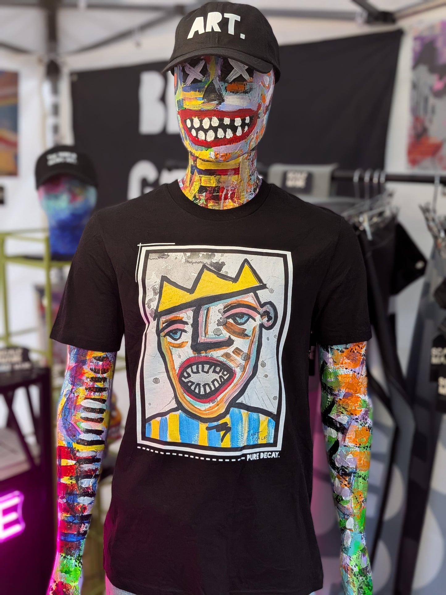 PURE DECAY. | 100% Organic Cotton T-shirt | Matt's Art Series