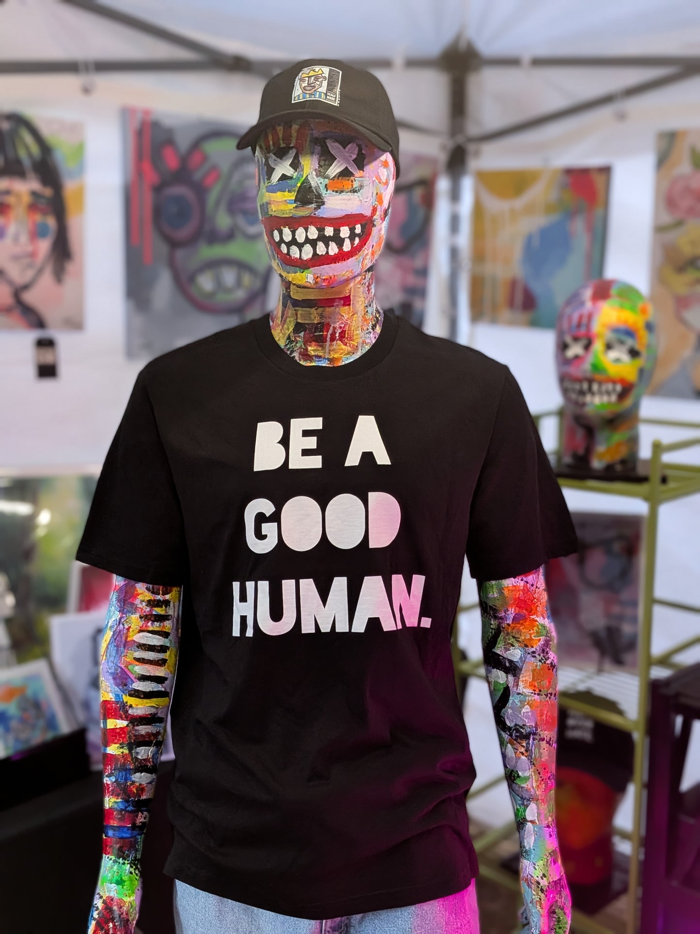 BE A GOOD HUMAN. | 100% Organic Cotton T-shirt | Bold Series