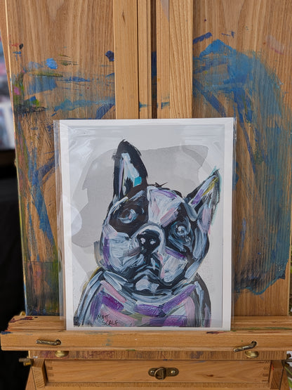 AT THE DOOR. | Matte Paper Print