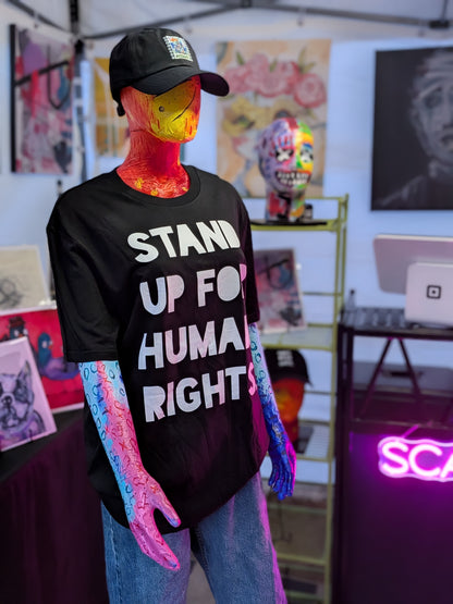 STAND UP FOR HUMAN RIGHTS. | 100% Organic Cotton T-shirt | Bold Series